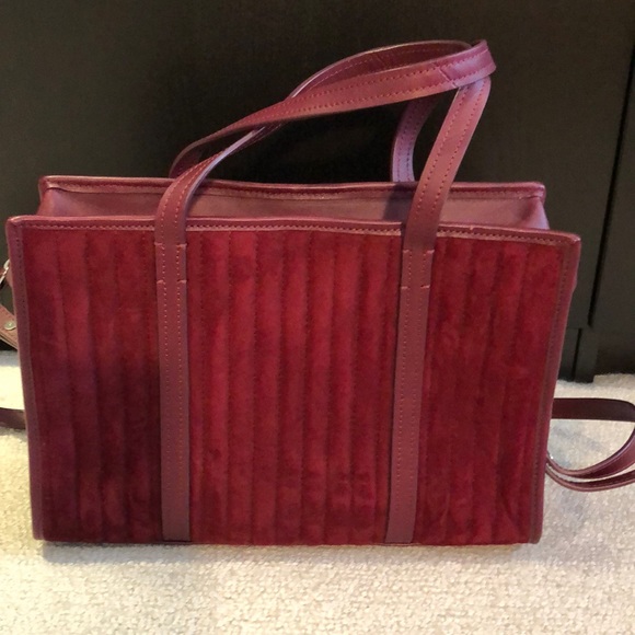 Leather crossbody bag Steven Alan Burgundy in Leather - 27092779 Ladies Steven Alan Satchel Handbag